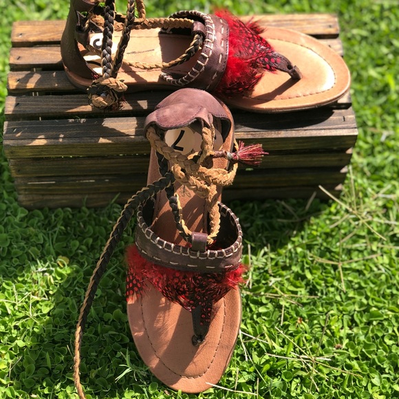 FREE PEOPLE BORA WRAP SANDALS. - Picture 4 of 8